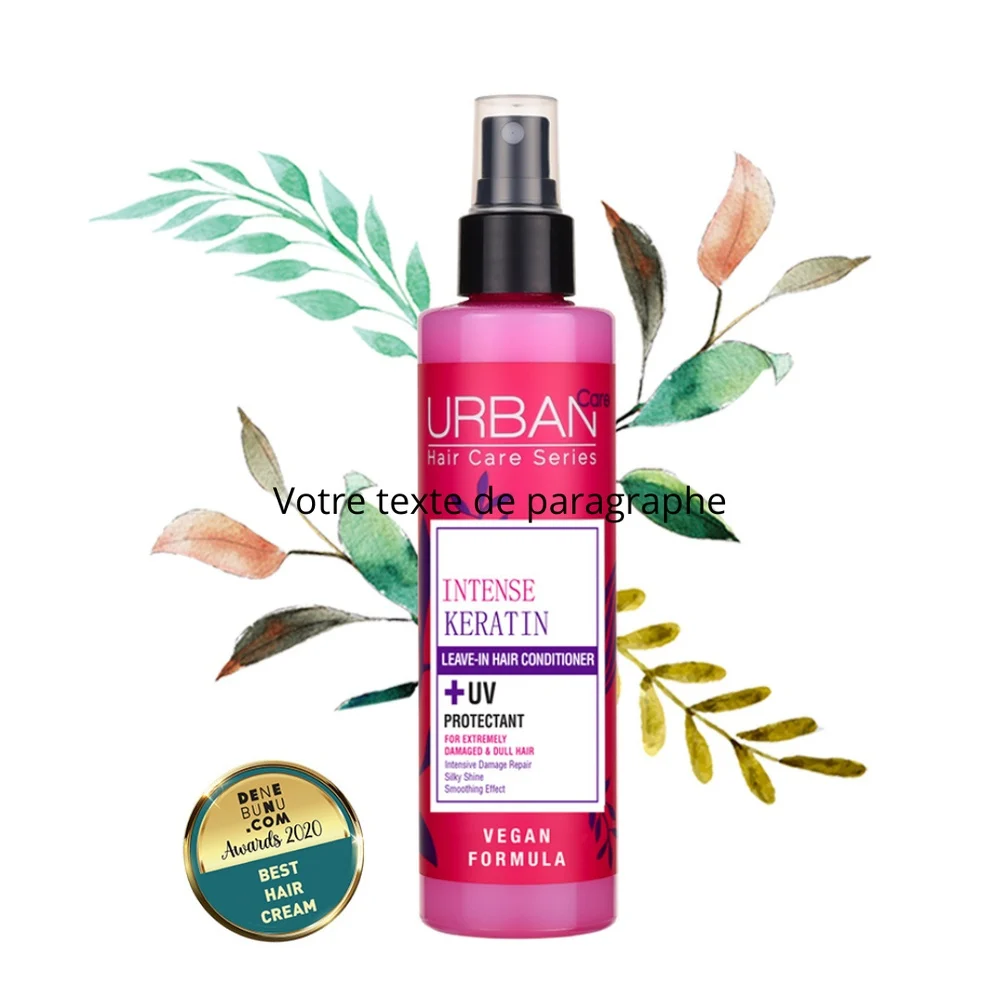 Urban Care Intense Keratin Leave In Reparateur Sans Rincage 250ml