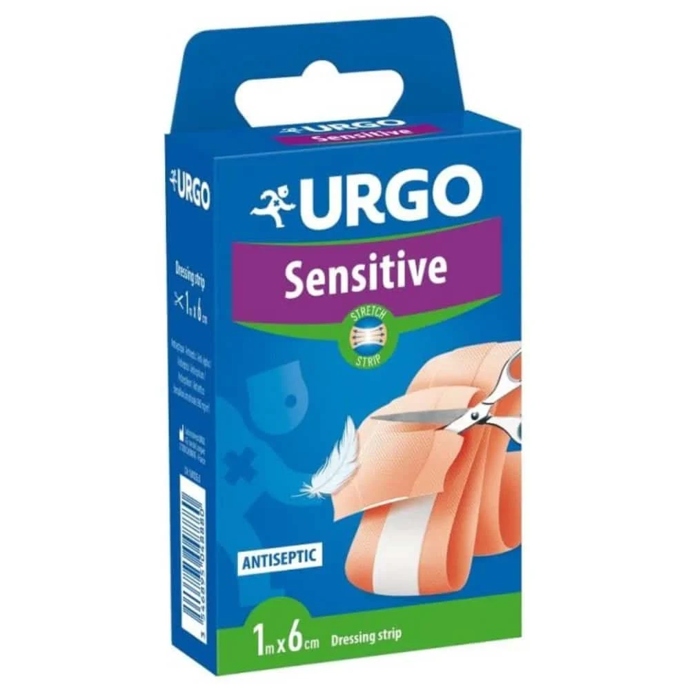 Urgo Bande Pansement Sensitive Stretch 1mx6cm 1u