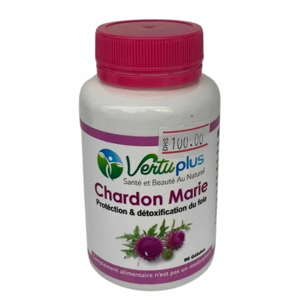 Vertuplus Chardon Marie Protection Et Detoxification Du Foie 90 Gelules