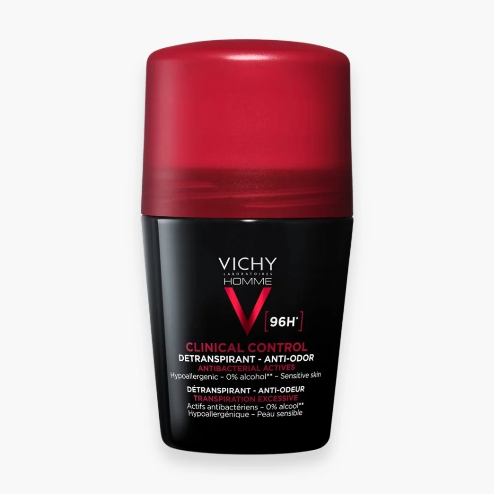 Vichy Homme Deodorant Roll On Clinical Control Detranspirant Anti Odeur 96h 50ml