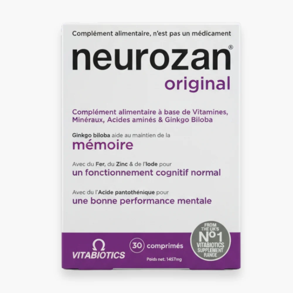 Vitabiotics Neurozan Original Memoire Fonctions Cognitives 30 Comprimes
