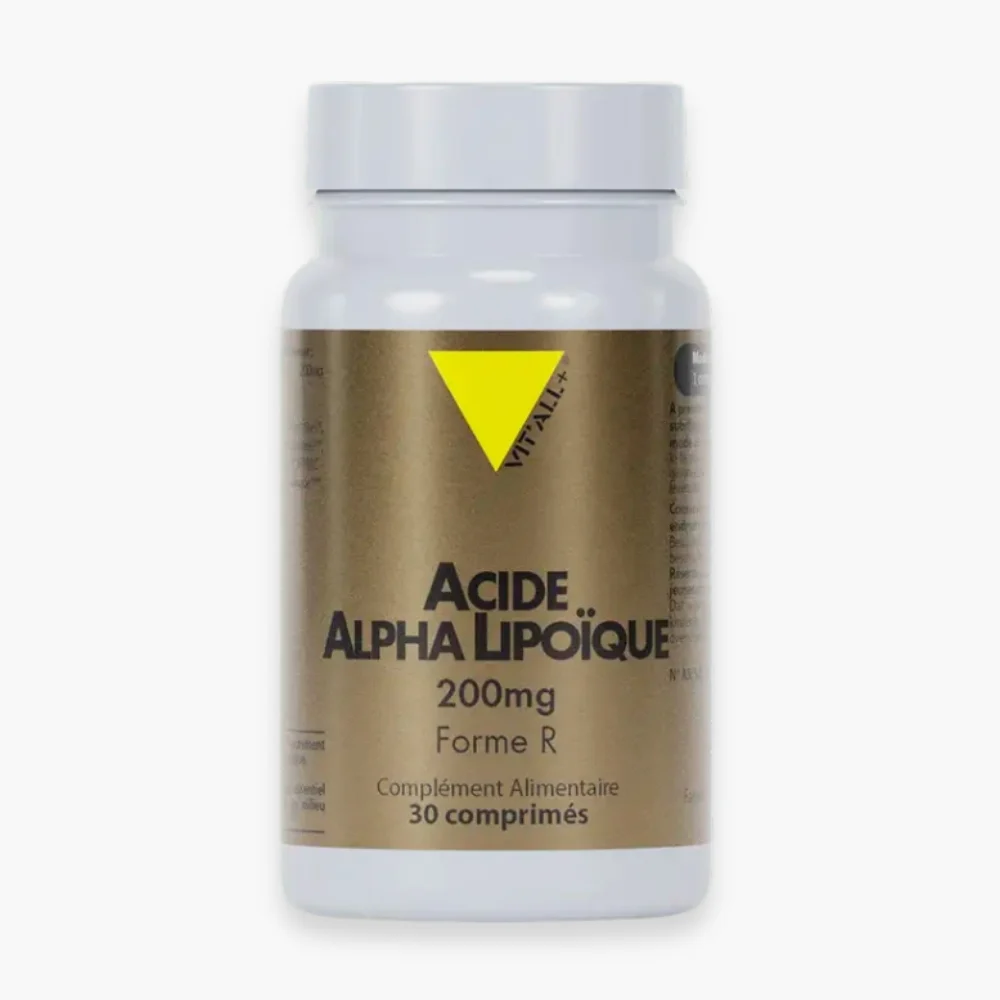 Vitall Acide Alpha Lipoique 200mg Forme R 30 Comprimes
