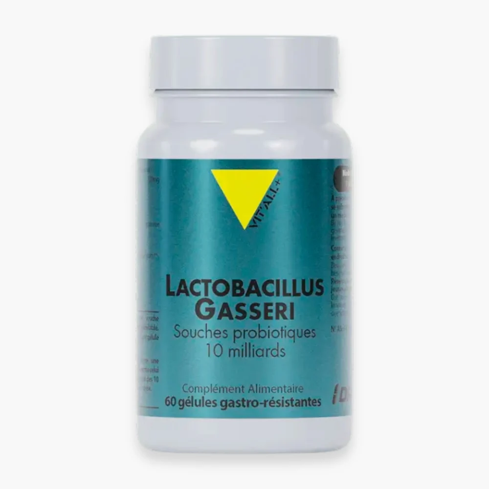 Vitall Lactobacilius Gasseri 100mg Souches Probiotiques 10 Milliards 60 Gelules