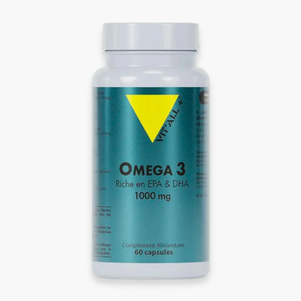 Vitall Omega 3 Huile De Poisson Riche En Epa Dha 60 Capsules
