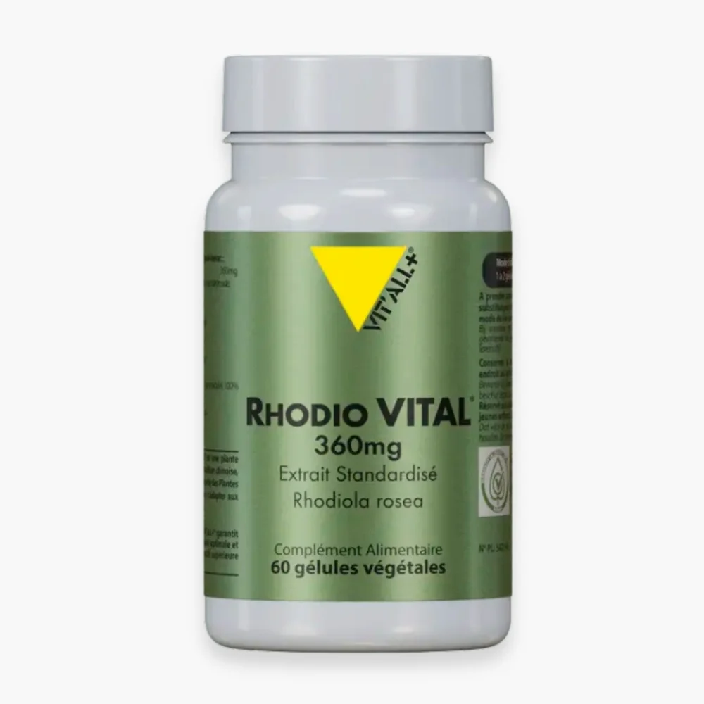 Vitall Rhodio Vital 360mg Extrait Standardise Rhodiola Rosea 30 Gelules