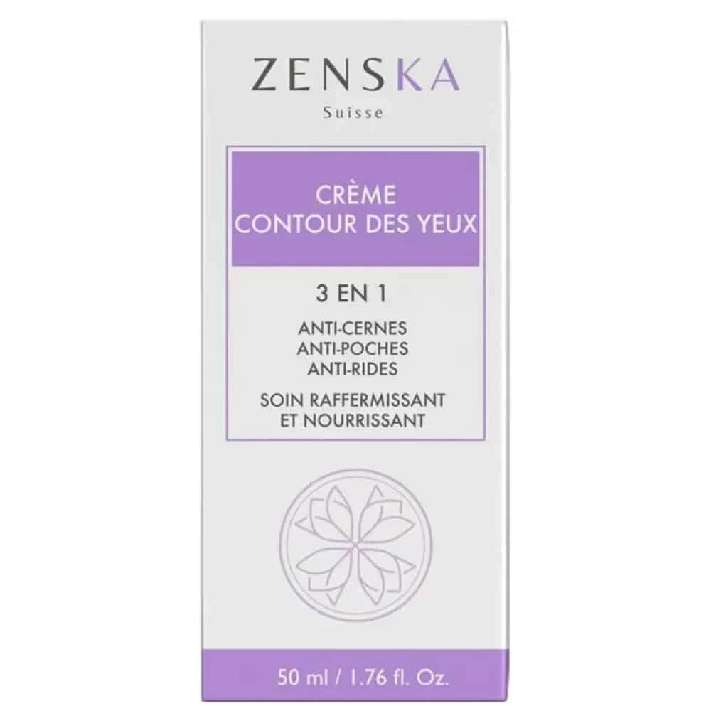 Zenska Creme Contour Des Yeux 3en1 Soin Raffermissant Et Nourrissant 50ml