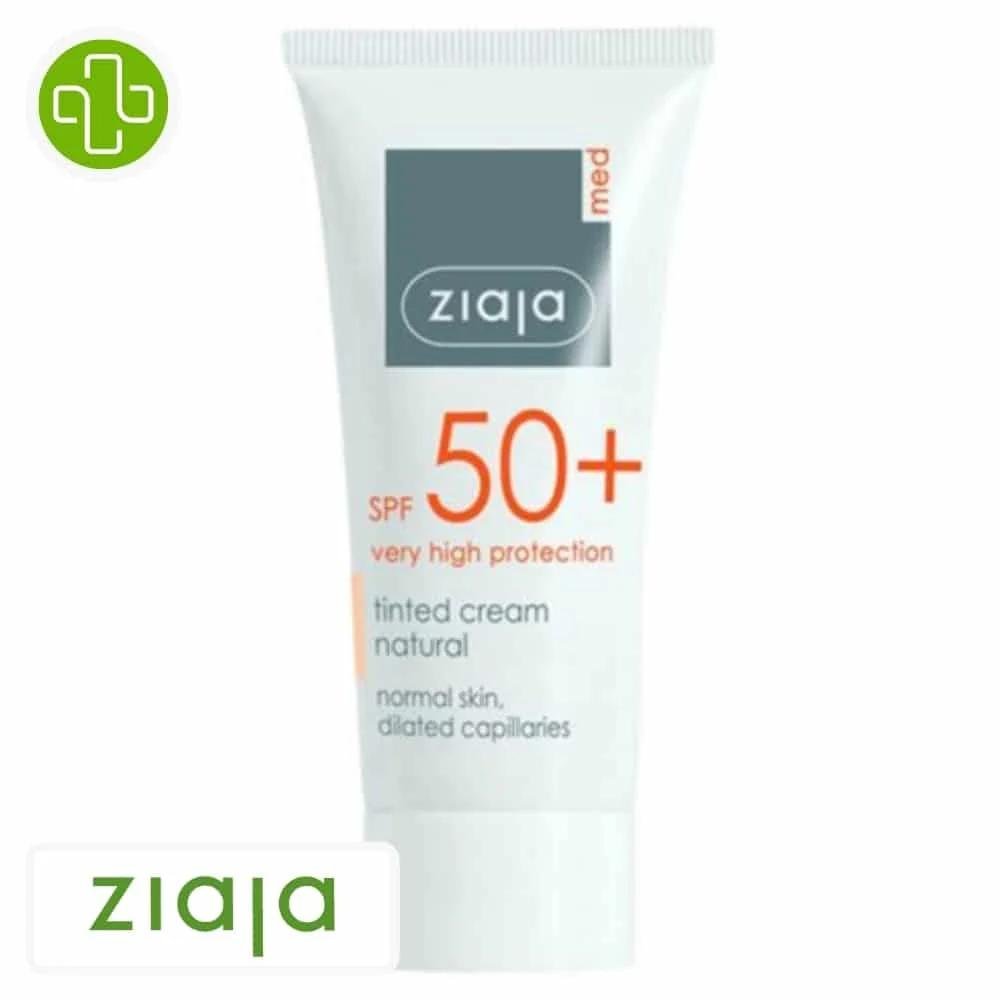 Ziaja Med Creme Teinte Naturelle Spf50 50ml