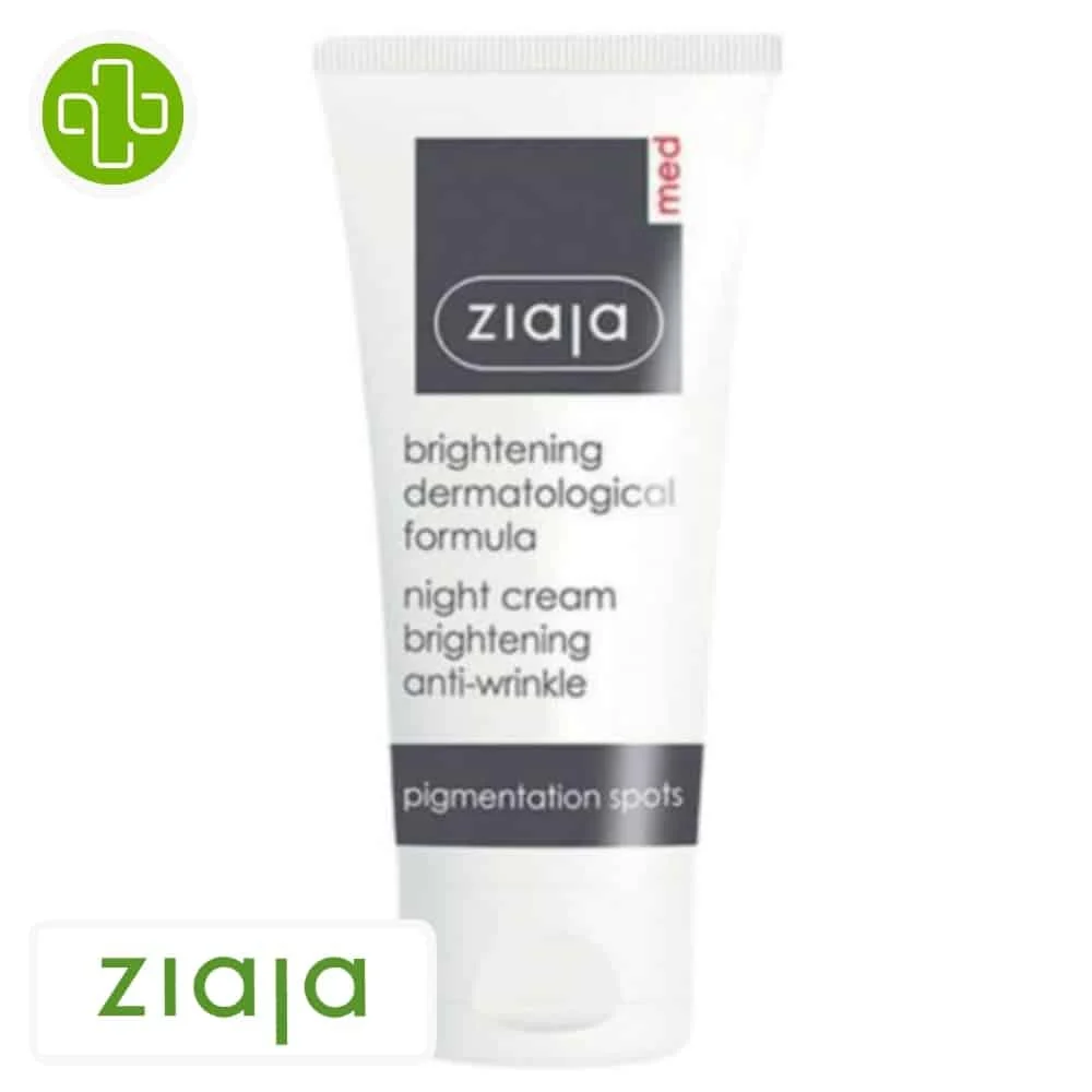 Ziaja Med Creme De Nuit Eclaircissante Anti Rides 50ml