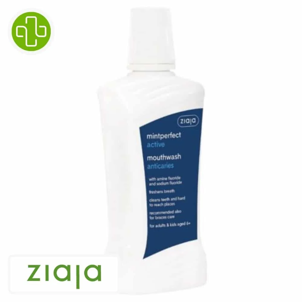 Ziaja Mintperfect Active Bain De Bouche Anti Caries 500ml